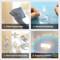 8 Pcs - Little Ghosts Window Clings, Window Decals,Spooky Halloween Suncatcher Stickers